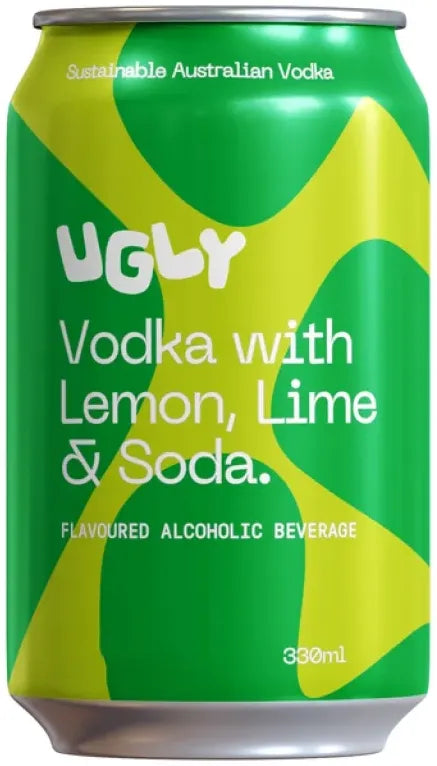 Ugly Vodka Lemon Lime 3.5% 330ml