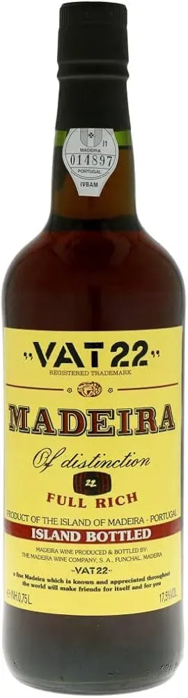 Vat 22 Madeira 750ml | Bottle Stop