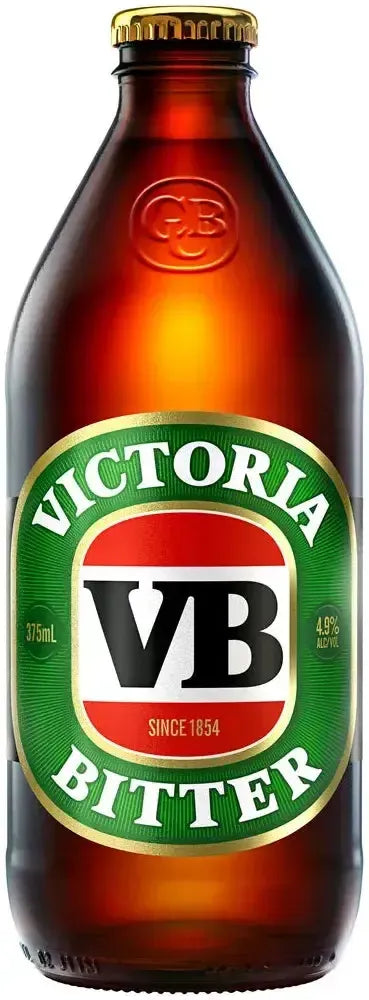 Buy Victoria Bitter VB 4.9% 6 Pack Bottles 375ml Online at Bottle Stop