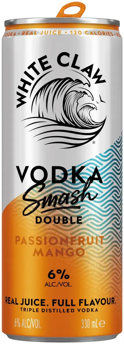 White Claw Vodka Smash Passionfruit Mango 6% 24 Pack Cans 330ml | Bottle Stop