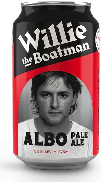 Willie the Boatman Albo Pale Ale 5.5% 16 Pack Cans 375ml | Bottle Stop