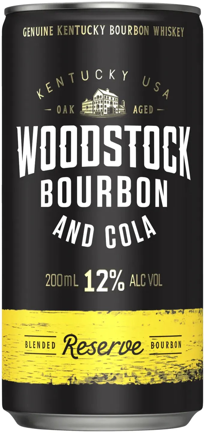 Woodstock Bourbon & Cola 12% 200ml