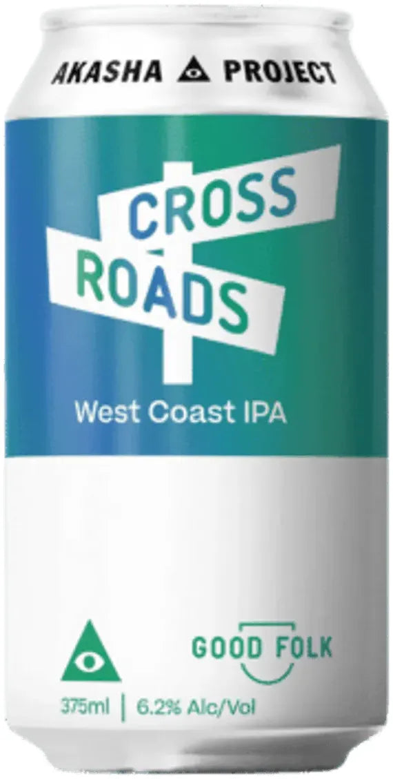 Buy Akasha Brewing Company Crossroads IPA - Good Folk Brewing Collab 375ml Online at Bottle Stop