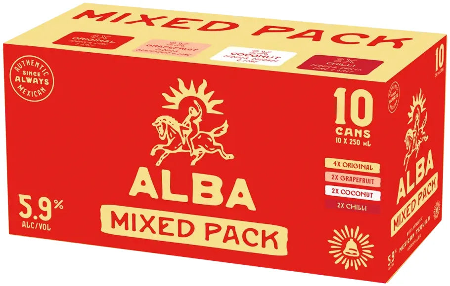 Buy Alba Mixed 10 Pack Cans 250ml Online at Bottle Stop