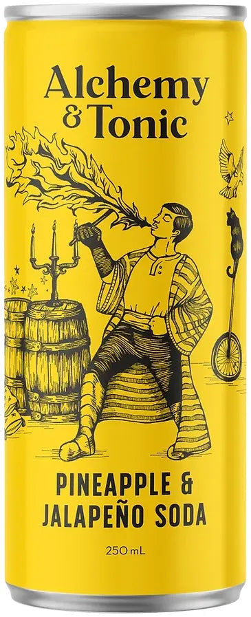 Buy Alchemy & Tonic Pineapple And Jalapeno Soda 250ml Online at Bottle Stop