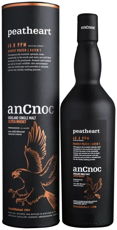 Buy anCnoc Peatheart Single Malt Scotch Whisky 700ml Online at Bottle Stop
