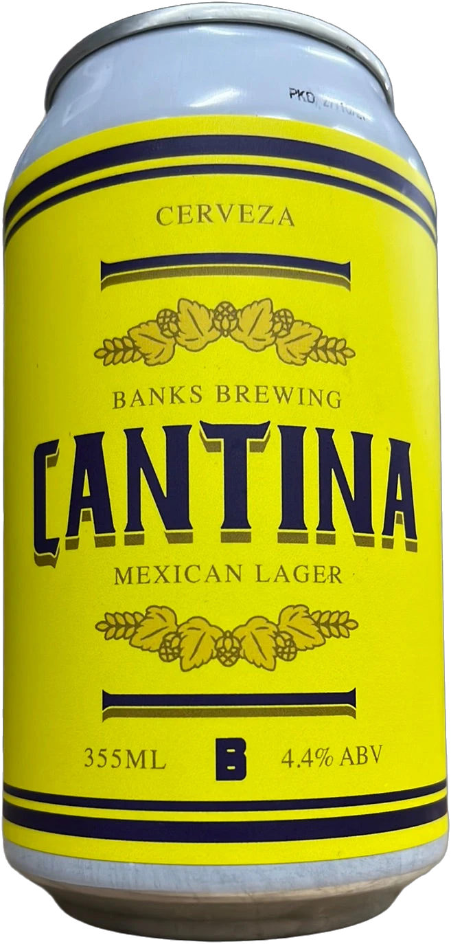 Banks Brewing Cantina Cerveza 4.5% 24 Pack Cans 355ml
