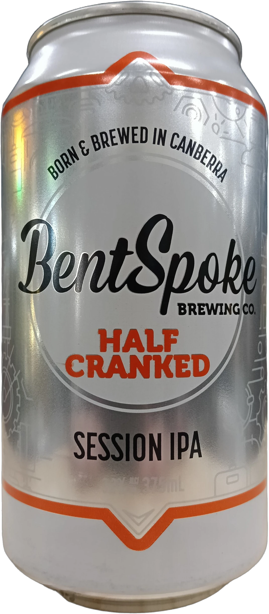 Bentspoke Brewing Co. Half Cranked Mid IPA 3.2% 16 Pack Cans 375ml
