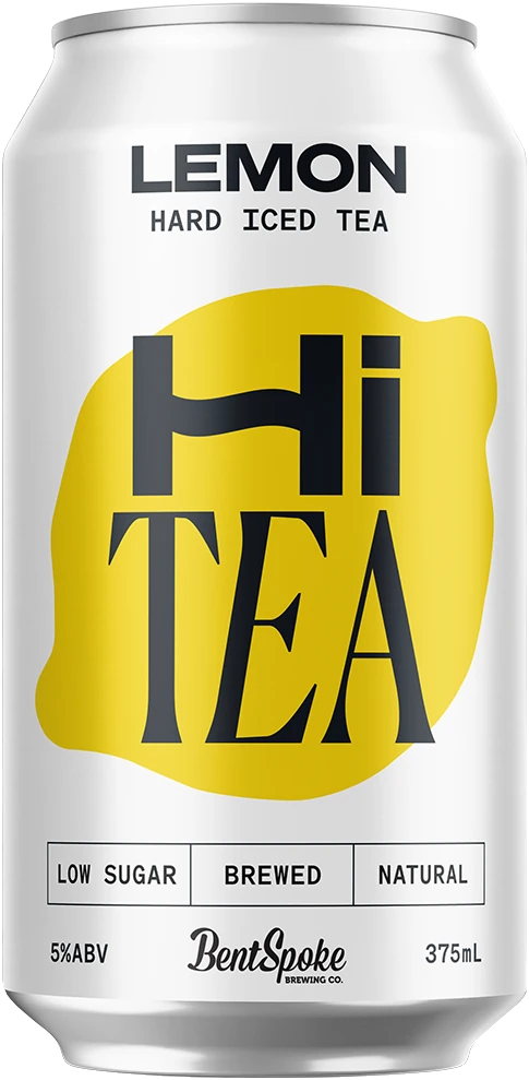 Bentspoke Brewing Co. Hi Tea Hard Iced tea Lemon 5% 16 Pack Cans 375ml