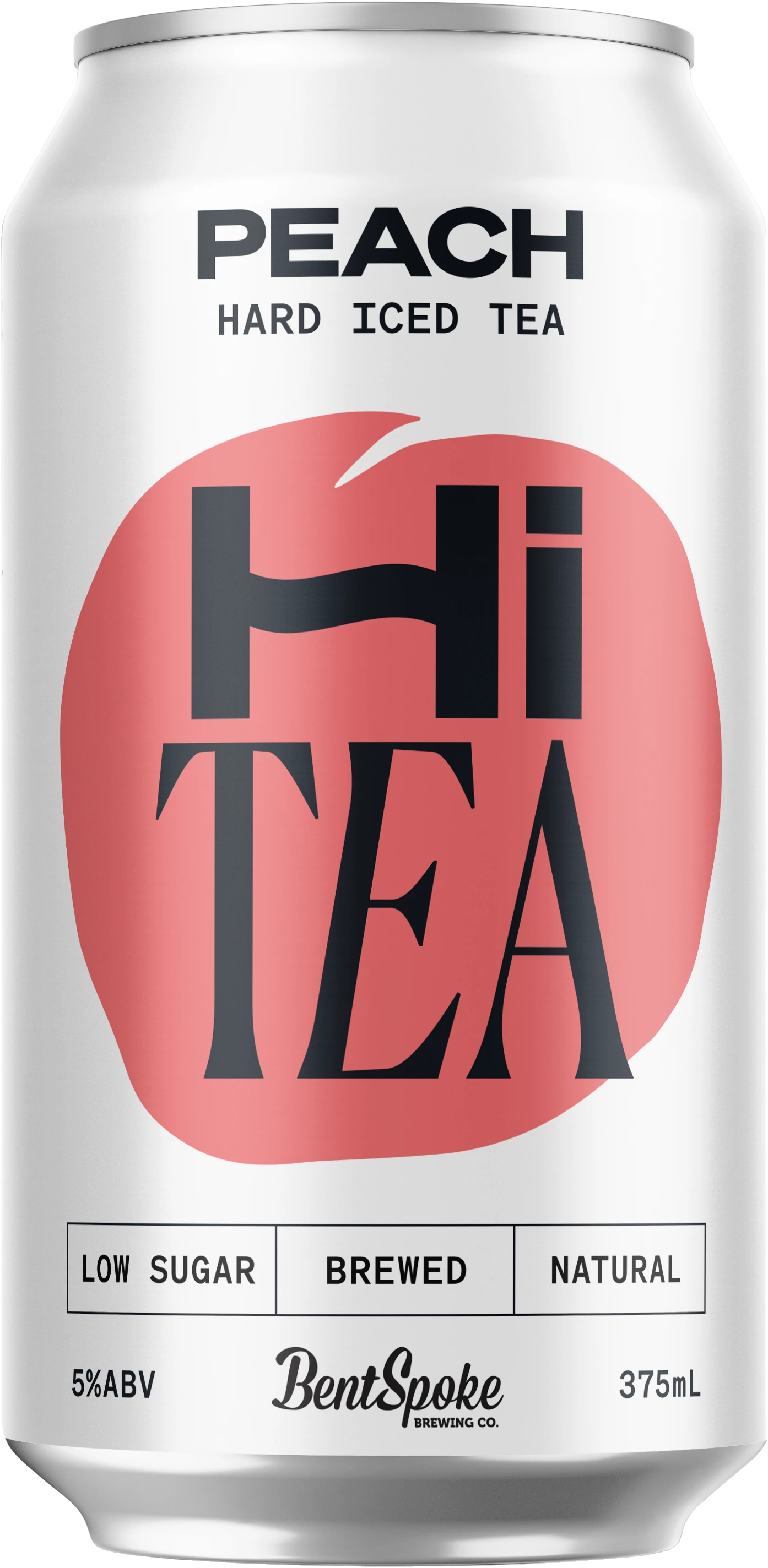 Bentspoke Brewing Co. Hi Tea Hard Iced Tea Peach 5% 16 Pack Cans 375ml
