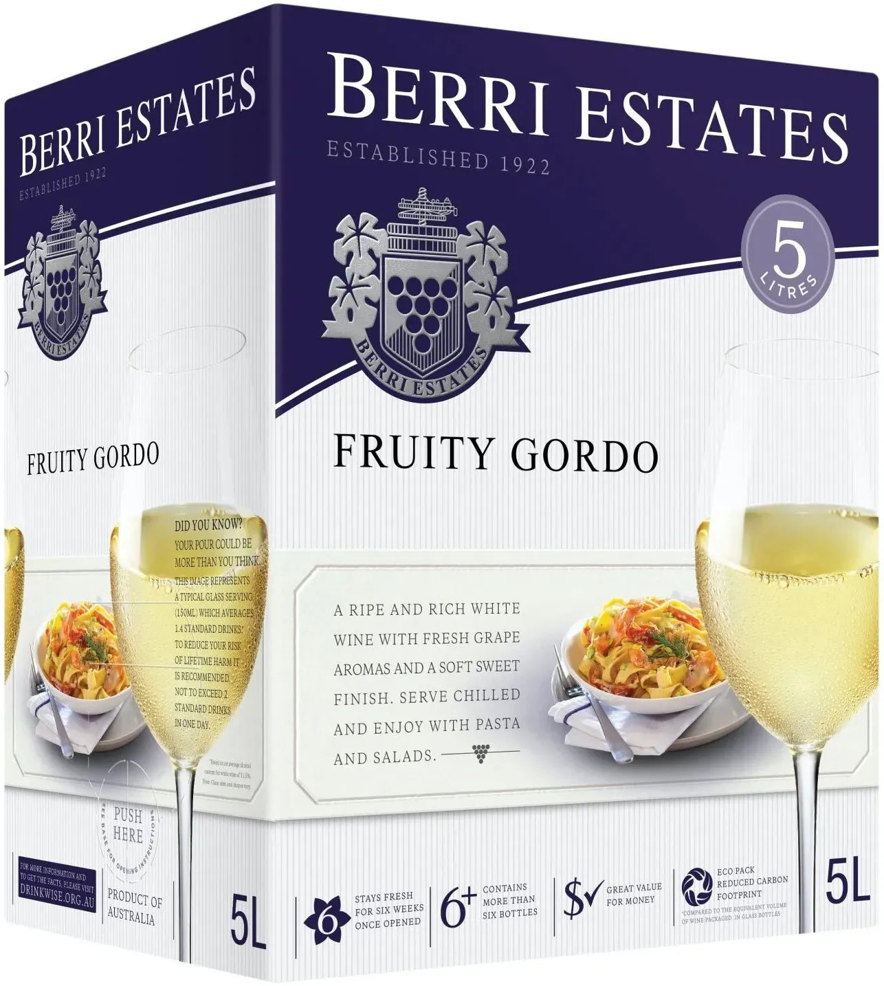 Buy Berri Fruity Gordo 5L Online at Bottle Stop