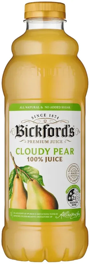 Buy Bickfords Cloudy Pear Juice 1L Online at Bottle Stop