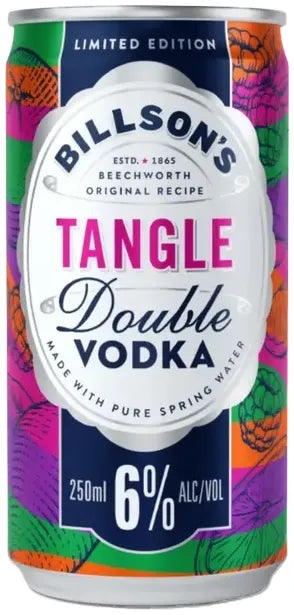 Buy Billson's Double Vodka Tangle 6% Cans 250ml Online at Bottle Stop
