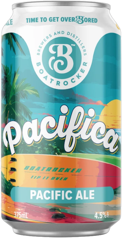 Boatrocker Pacifica Pacific Ale 4.5% 24 Pack Cans 375ml