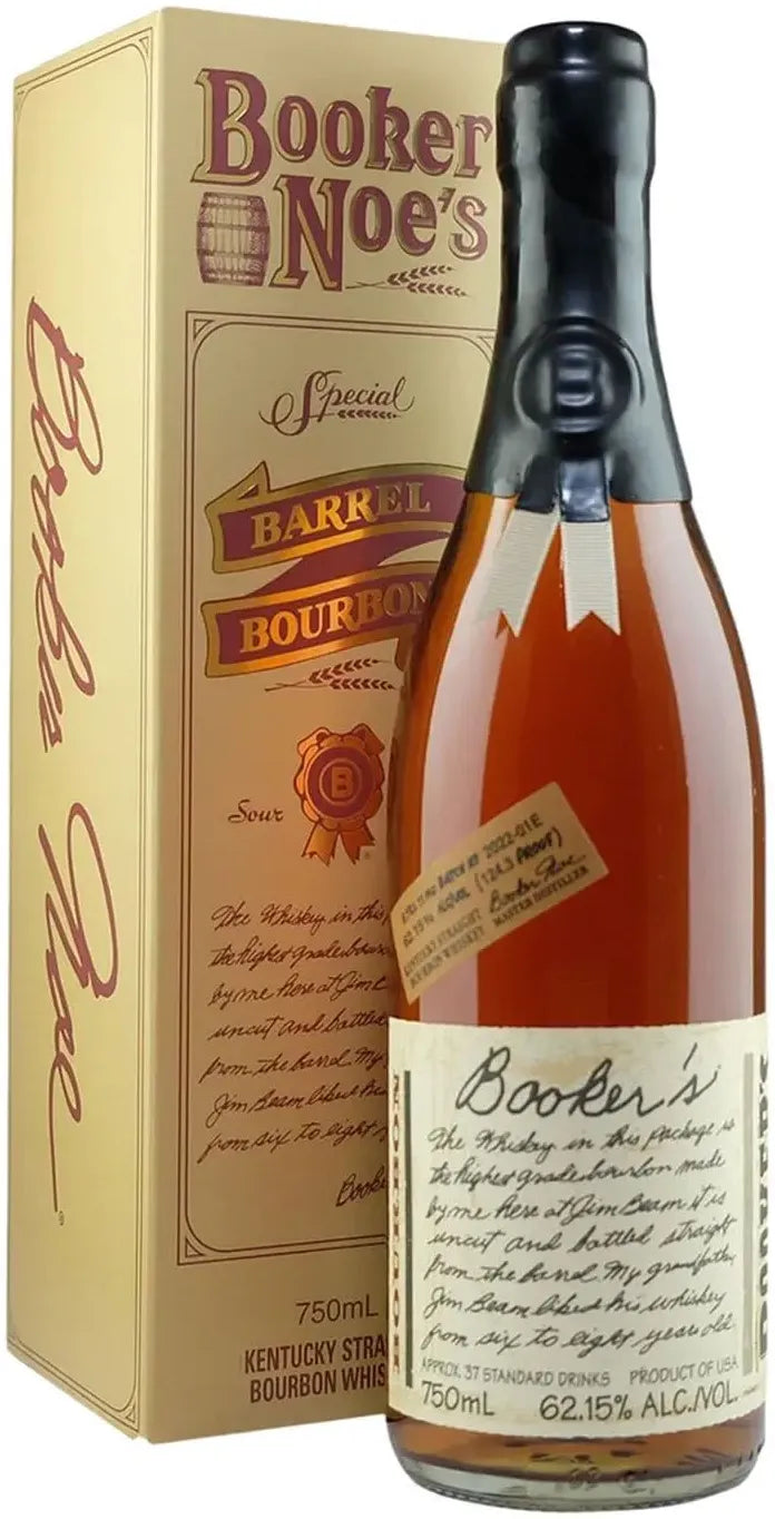 Buy Booker's Noe’s Barrel Bourbon 62.15% (Batch 2022-01E) 750ml Online at Bottle Stop