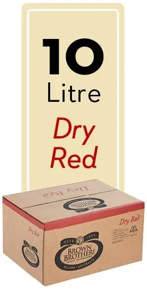 Buy Brown Brothers Dry Red 10L Online at Bottle Stop