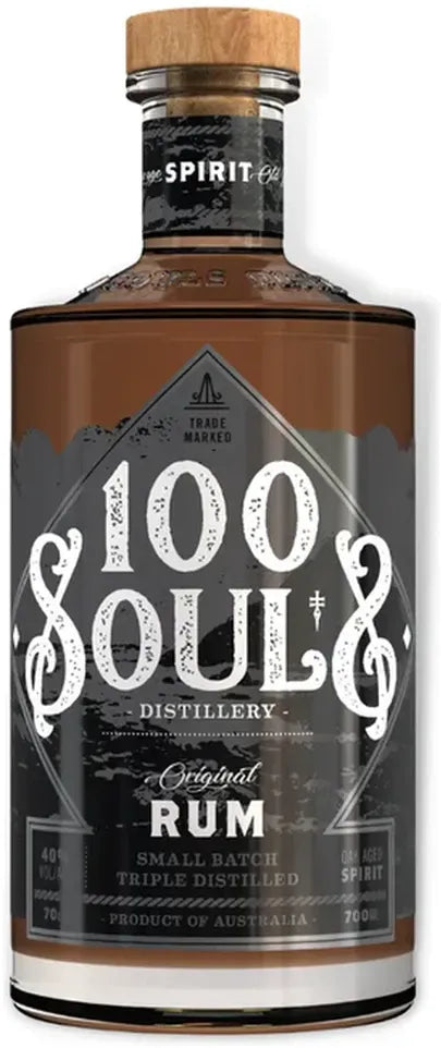 Buy 100 Souls Original Dark Rum 700ml Online at Bottle Stop