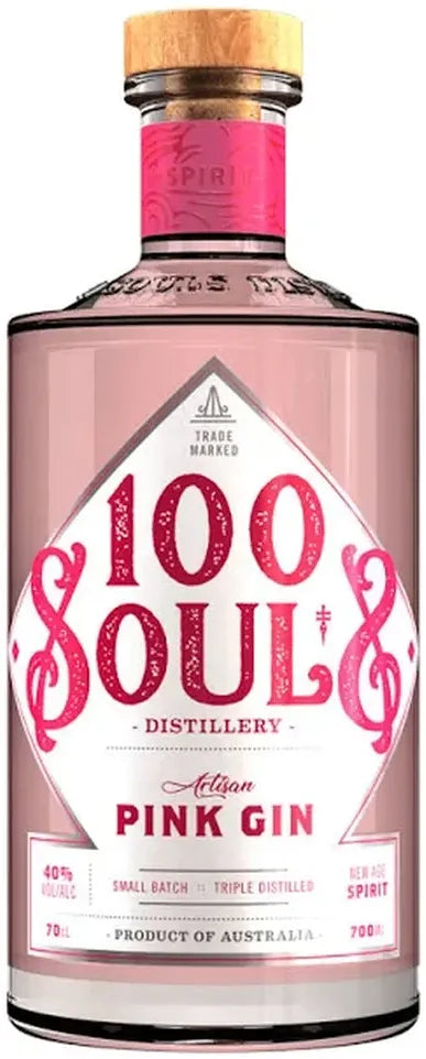 Buy 100 Souls Pink Gin 700ml Online at Bottle Stop