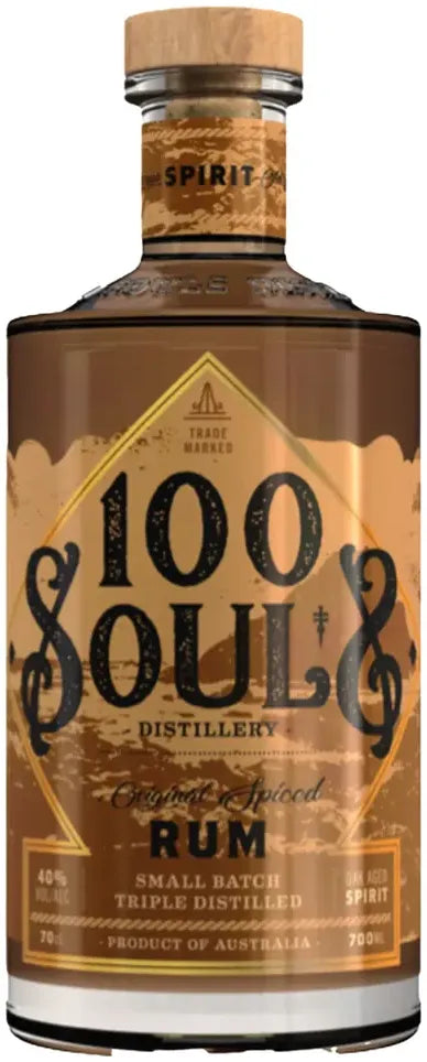 Buy 100 Souls Spiced Dark Rum 700ml Online at Bottle Stop