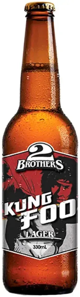 Buy 2 Brothers Kung Foo Rice Lager 330ml Online at Bottle Stop