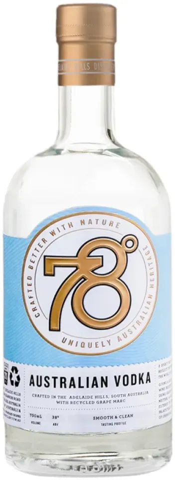 Buy 78 Degrees Vodka 700ml Online at Bottle Stop