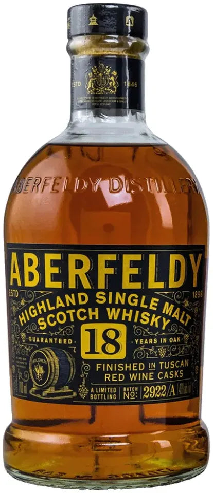 Buy Aberfeldy 18 Year Old Bolgheri Tuscan Cask Finish Whisky Online at Bottle Stop