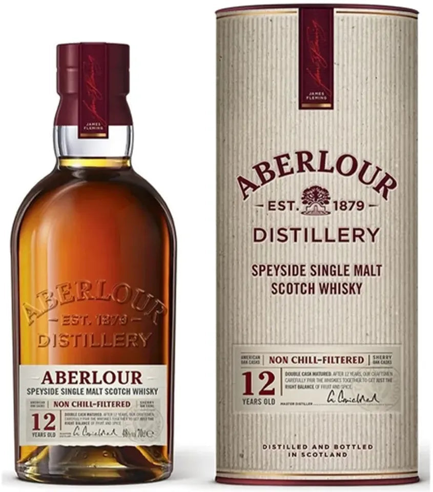 Buy Aberlour 12 Year Old Non Chill Filtered Malt Whisky 700ml Online at Bottle Stop
