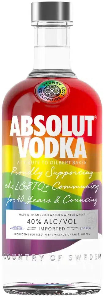 Buy Absolut Rainbow Vodka Limited Edition 700ml Online at Bottle Stop