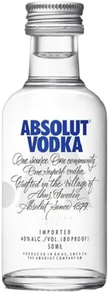 Buy Absolut Vodka 50ml Online at Bottle Stop