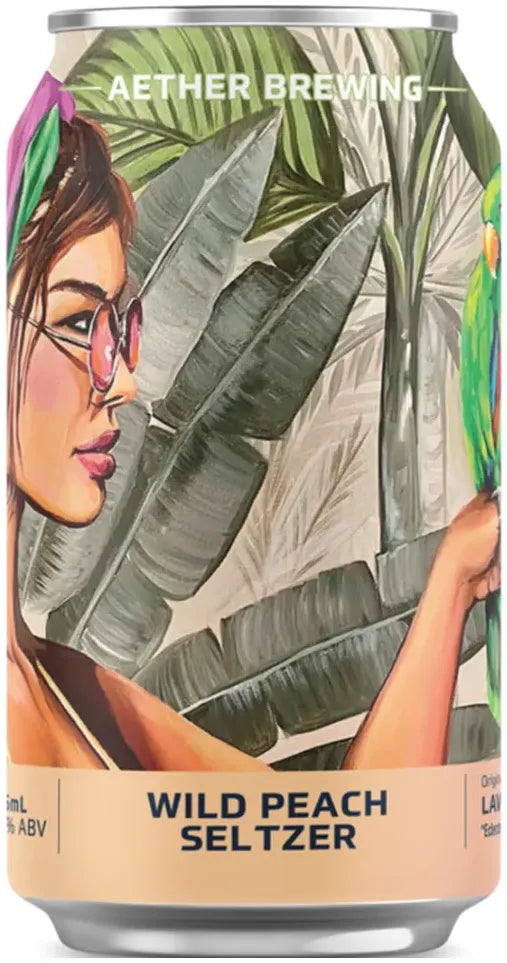 Aether Brewing Wild Peach Seltzer 375ml 