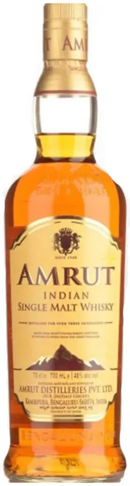Buy Amrut Indian Single Malt Whisky 700ml Online at Bottle Stop
