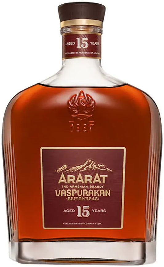 Buy Ararat Vaspurakan 15 Year Old Brandy 700ml Online at Bottle Stop