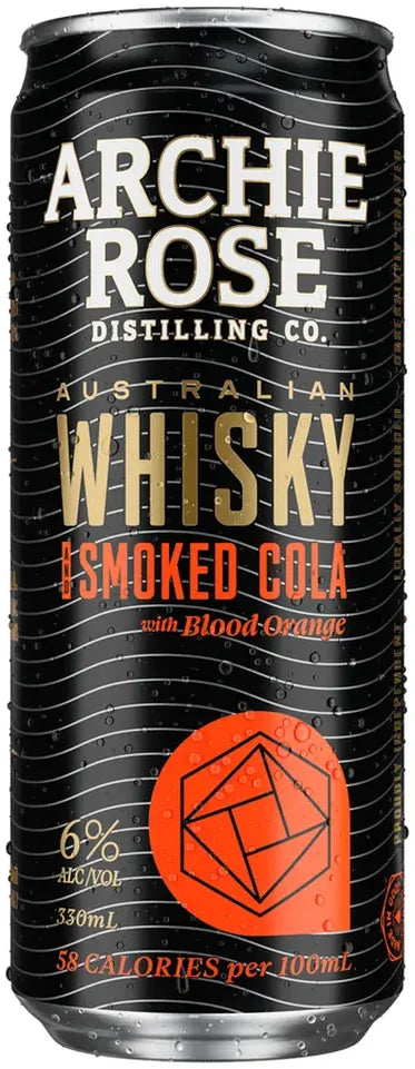 Buy Archie Rose Double Malt Whisky & Smoked Cola 330ml Online at Bottle Stop