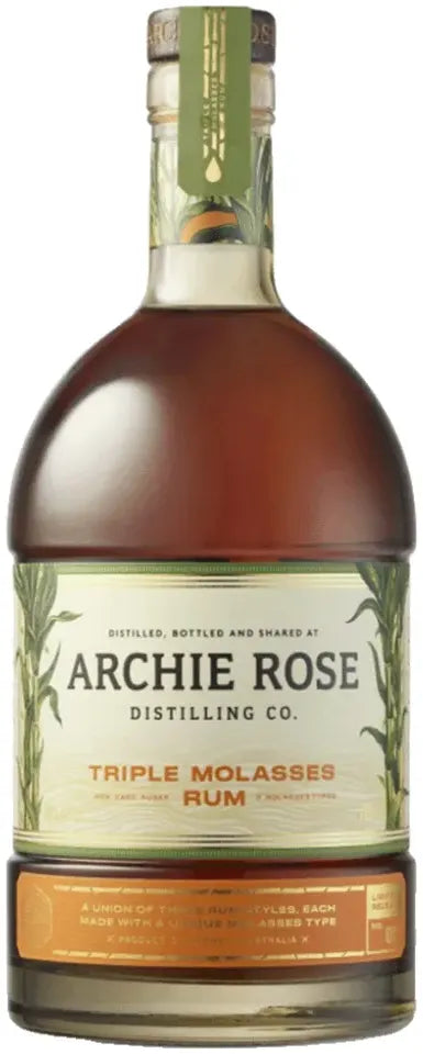 Buy Archie Rose Triple Molasses Rum 700ml Online at Bottle Stop