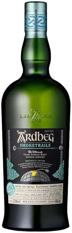 Buy Ardbeg Smoketrails Manzanilla Edition Single Malt Scotch Whisky 1000ml Online at Bottle Stop