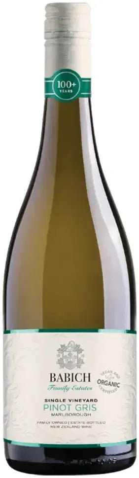 Buy Babich Organic Single Vineyard Pinot Gris 750ml Online at Bottle Stop