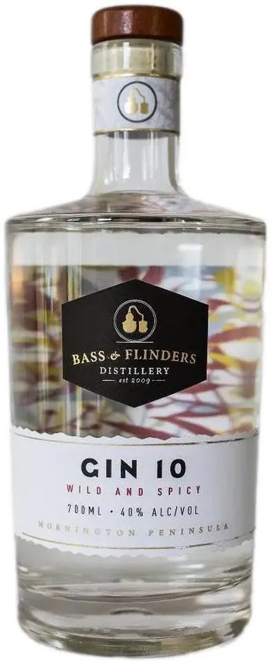 Buy Bass & Flinders Gin 10 Wild & Spicy 700ml Online at Bottle Stop