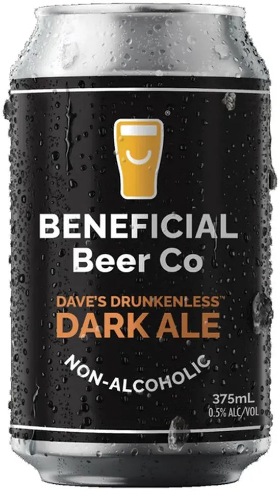 Buy Beneficial Beer Co Dave's Drunkenless Dark Ale 375ml Online at Bottle Stop