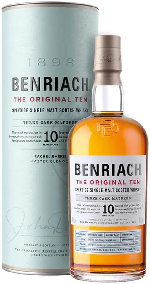 Buy Benriach 10 Year Original Single Malt Whisky 700ml Online at Bottle Stop