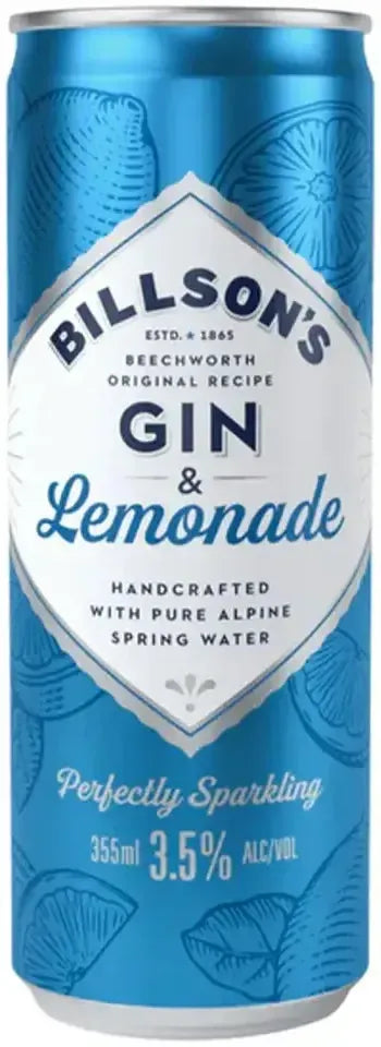 Buy Billson's Gin With Lemonade 355ml Online at Bottle Stop