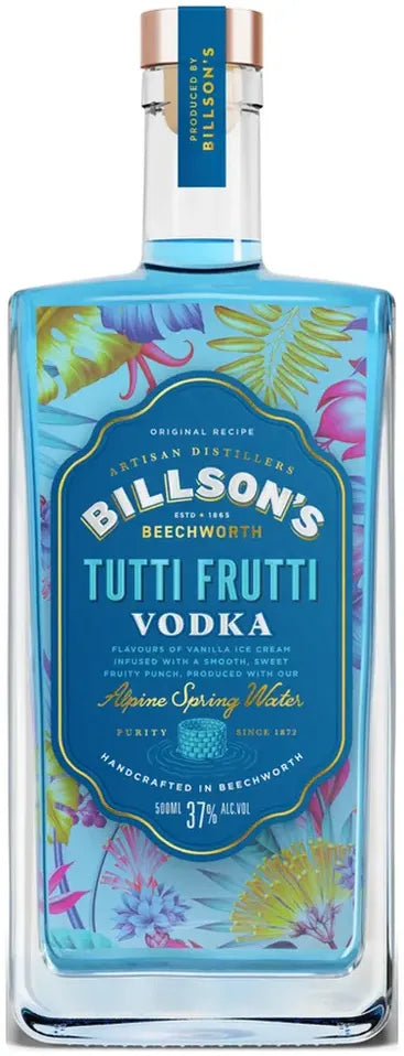 Buy Billson's Tutti Frutti Vodka Spirit 500ml Online at Bottle Stop