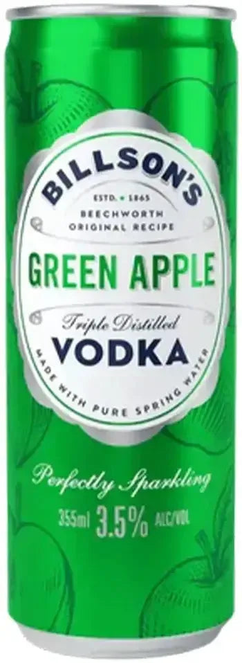 Buy Billson's Vodka With Green Apple 355ml Online at Bottle Stop