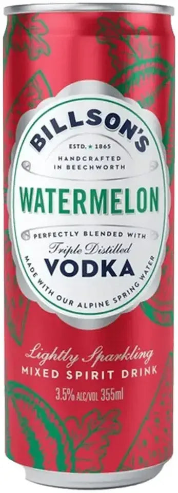 Buy Billson's Vodka With Watermelon 355ml Online at Bottle Stop