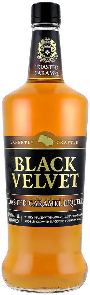 Buy Black Velvet Toasted Caramel Canadian Whisky 1L Online at Bottle Stop
