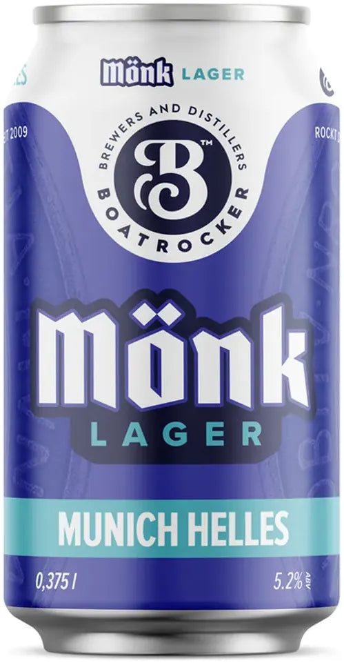 Buy Boatrocker Monk Lager 375ml Online at Bottle Stop