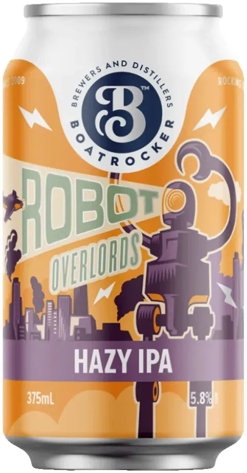 Buy Boatrocker Robot Overlords Hazy IPA 375ml Online at Bottle Stop