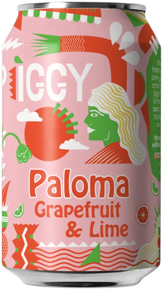 Buy Bodriggy Iggy Grapefruit & Lime Paloma Seltzer 355ml Online at Bottle Stop