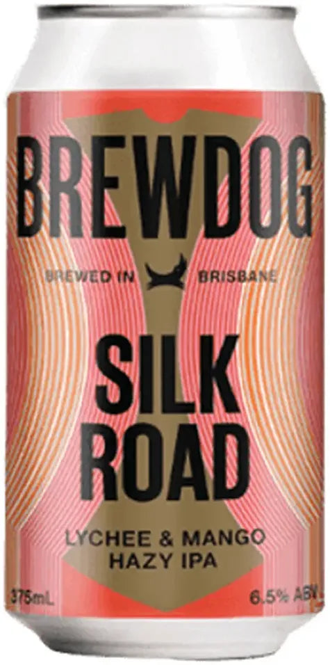 Buy BrewDog Silk Road Lychee Mango Hazy IPA Cans 375ml Online at Bottle Stop