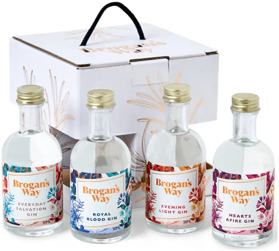 Buy Brogan's Way 4 Gin Taster Gift Pack EEHR 4 x 50ml Online at Bottle Stop