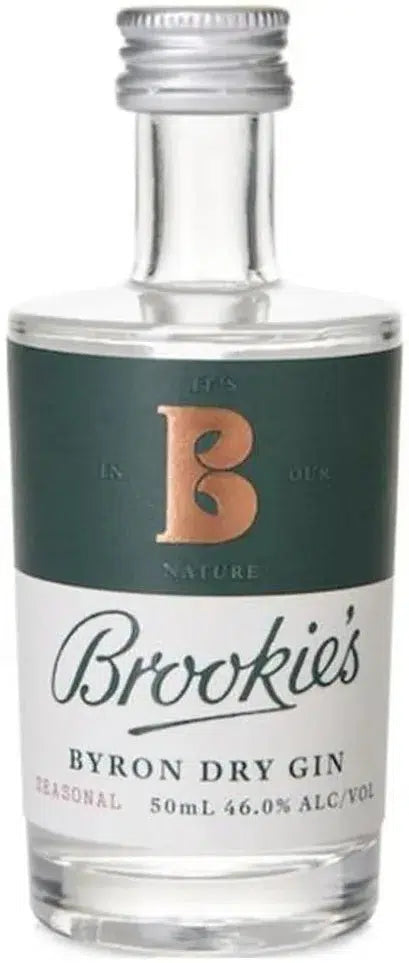 Buy Brookie's Byron Dry Gin 50ml Online at Bottle Stop